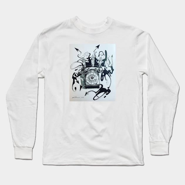 Art Communication Long Sleeve T-Shirt by Octo30